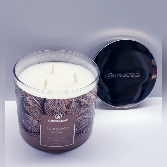 Goose Creek Bath Goose Creek Burlwood Oak Large 3wick Scented